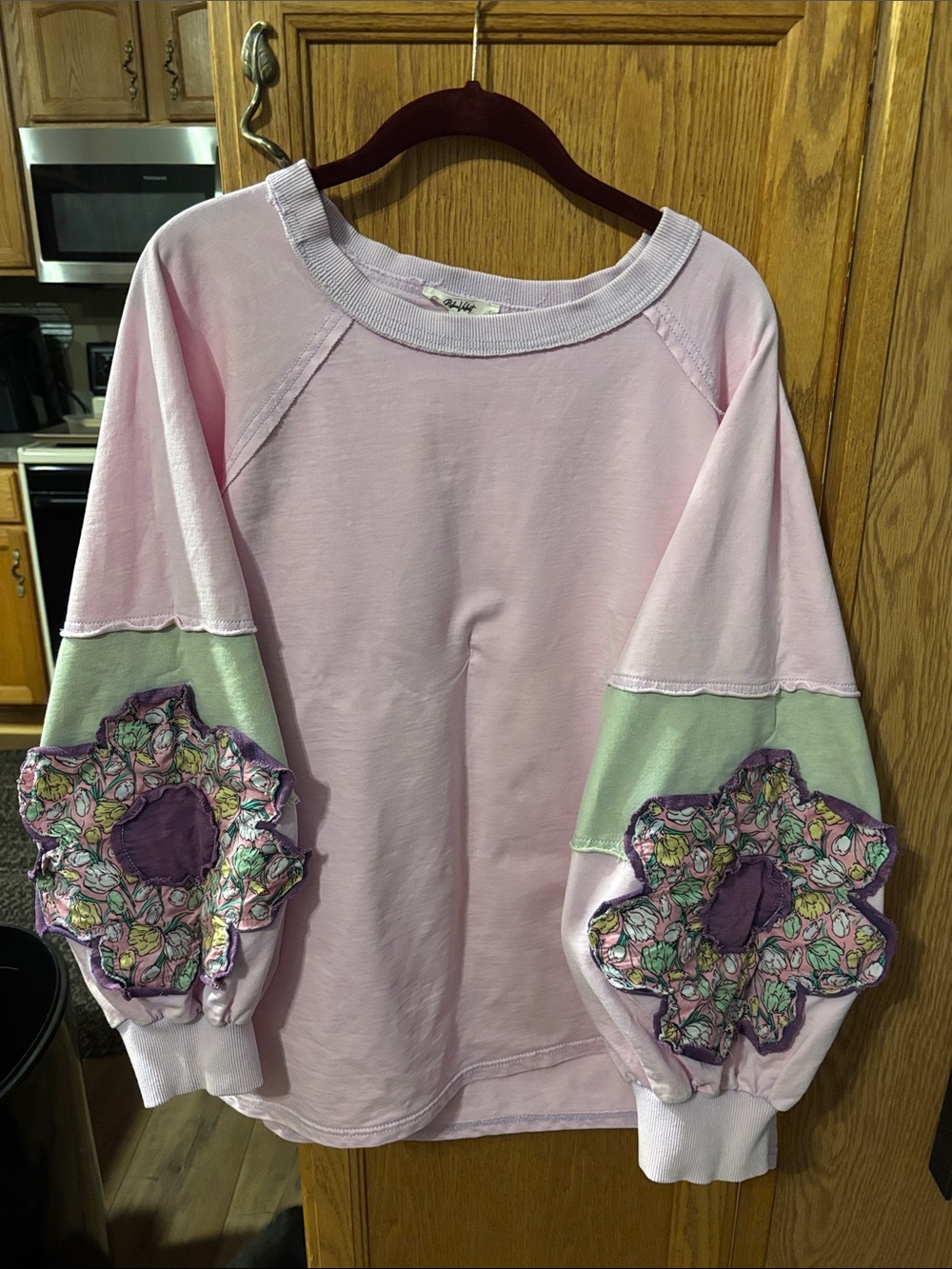 Adorable Blue Velvet lite sweatshirt